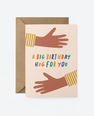 Big Birthday Hug Card