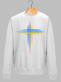 RAINBOW CROSS SWEATSHIRT - MAKEMEAVAILABLE.COM