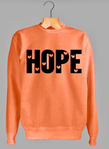 HEARTS OF HOPE Sweatshirt - MAKEMEAVAILABLE.COM